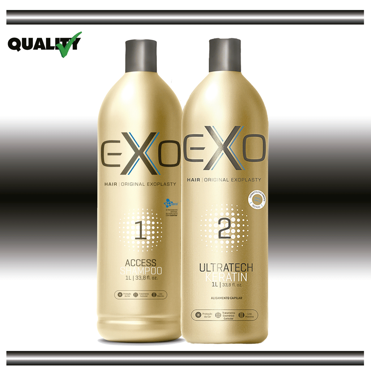 Exoplastia Capilar Alisamento 2 litros