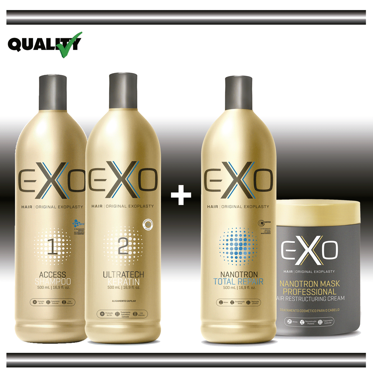 Kit Menor de Degustação Exoplastia + Reconstrução